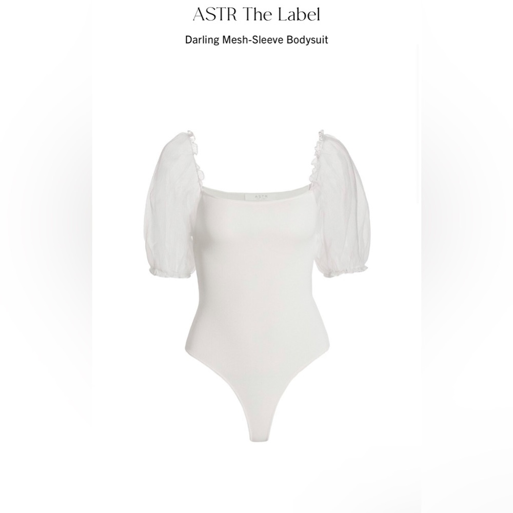 ASTR the Label bodysuit - size L , white. NWTS